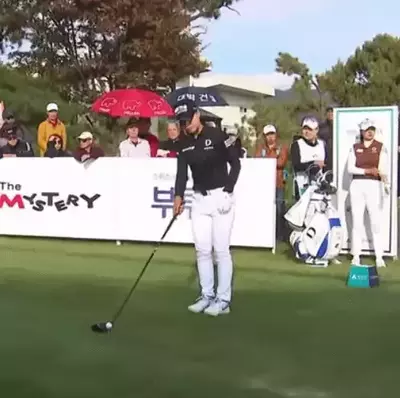 이소미 스포츠영상 티샷 모습