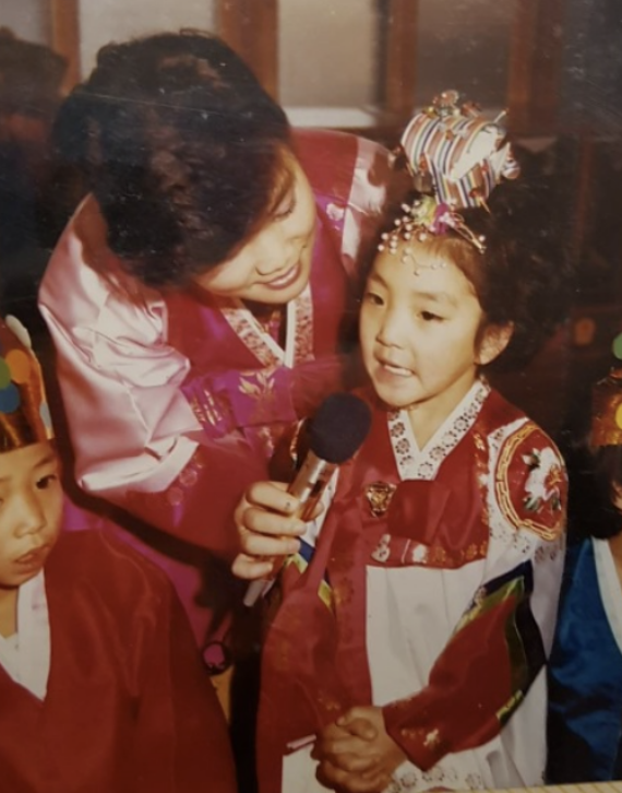 가수 바다 어린시절 사진