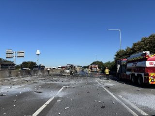 평택제천고속도로 화재