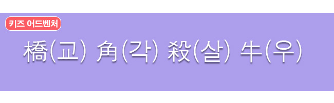 교각살우 한자와 한글
