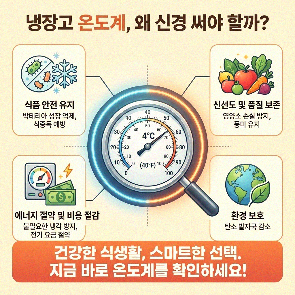 우리 집 냉장고 온도계 제대로 알고 조절하기