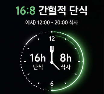 간헐적 단식 방법 16:8