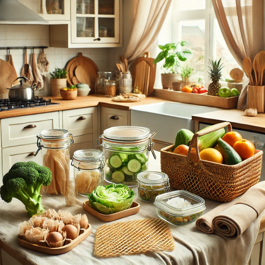 제로 웨이스트 친환경 주방 모습