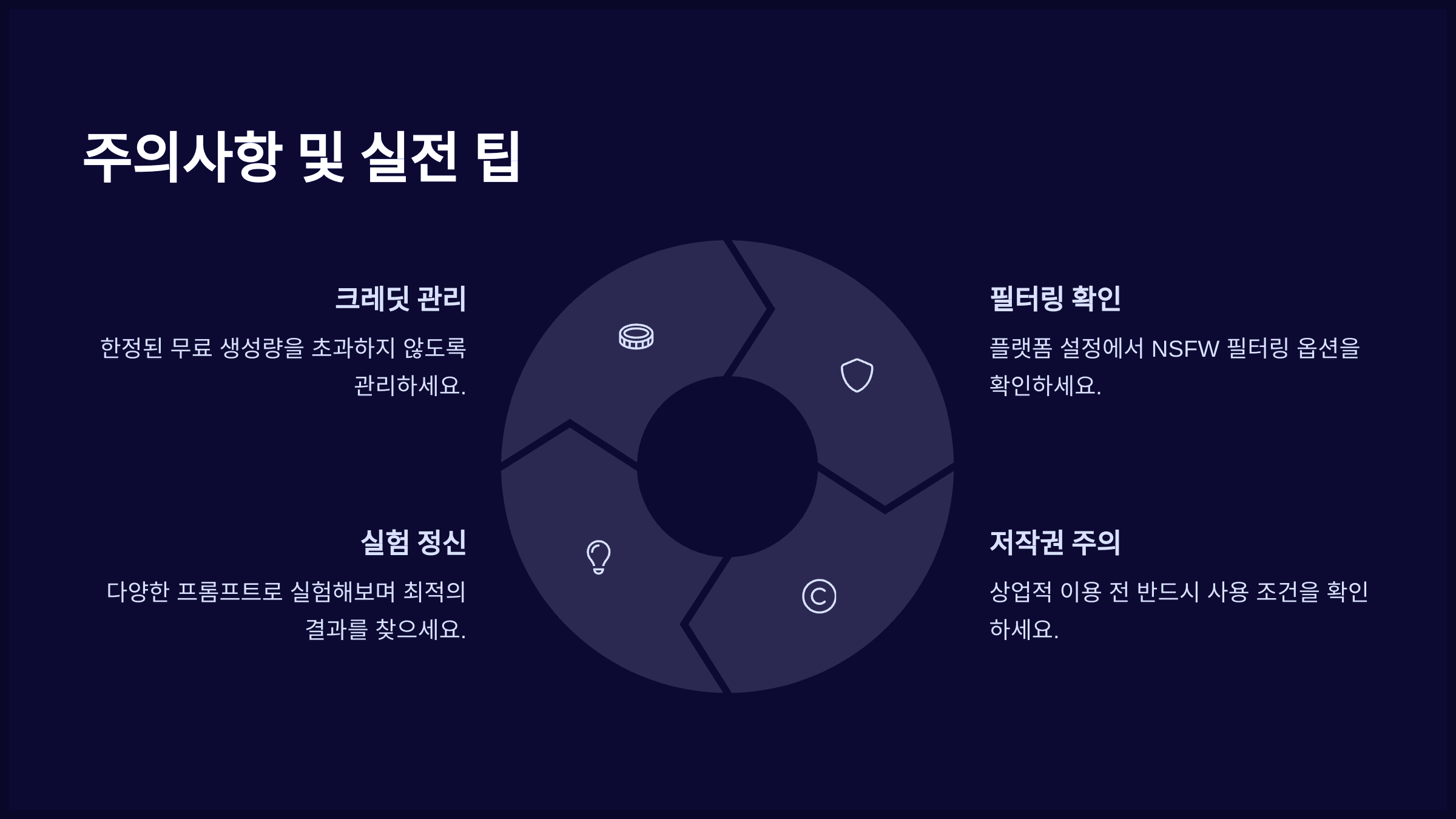 주의사항 및 실전 팁