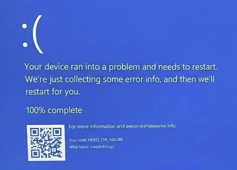 VIDEO_TDR_FAILURE