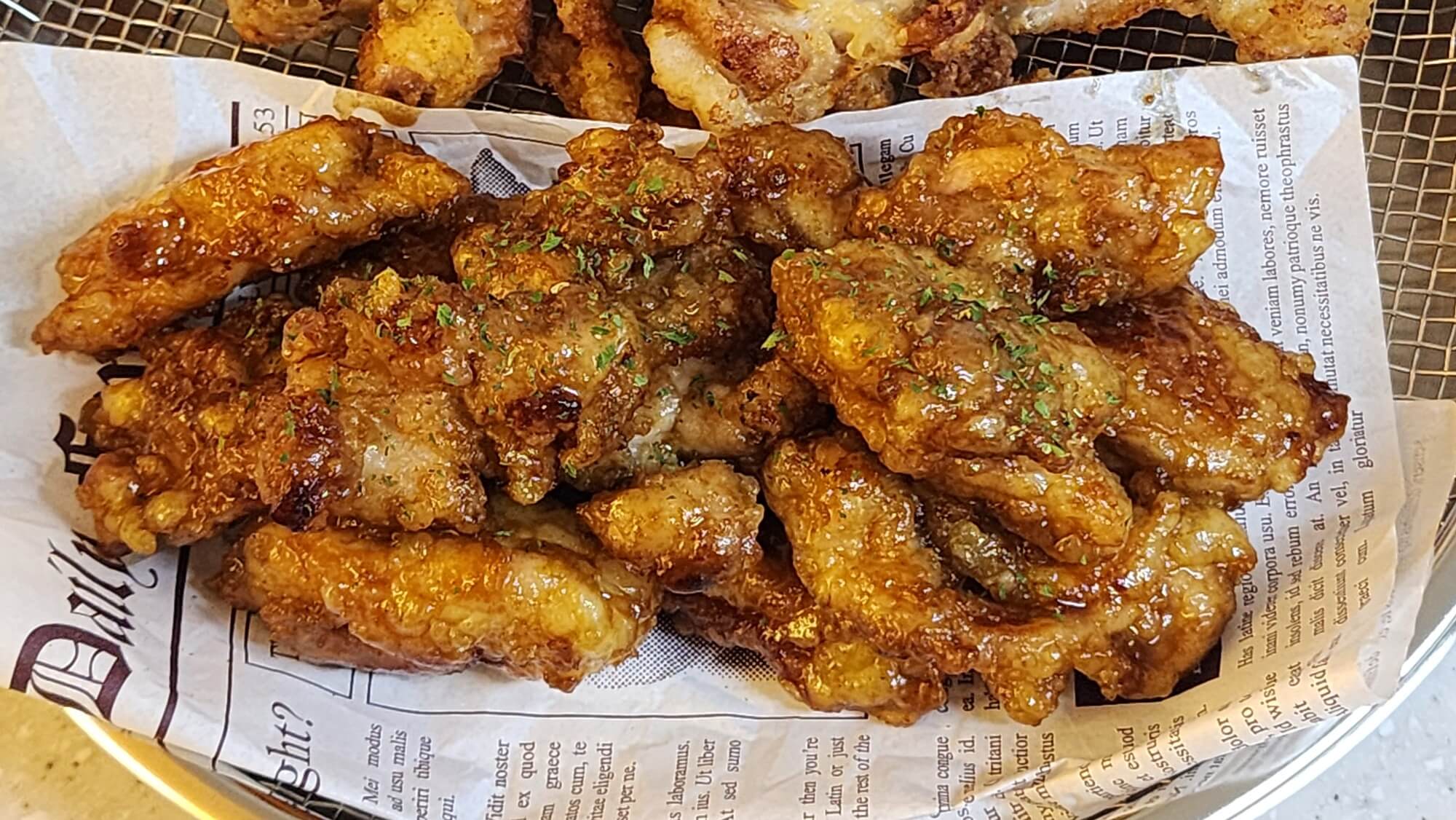 집에서 만든 간장양념 치킨