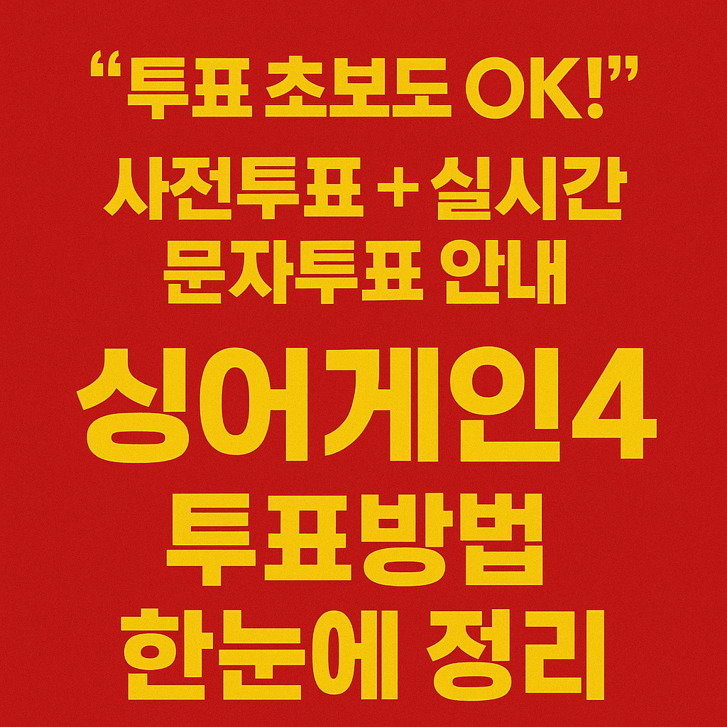 시청자 투표 반영 구조를 설명하는 그래픽으로, 방송 시청을 위한 IPTV·케이블 TV 서비스와 연관된 문장입니다.