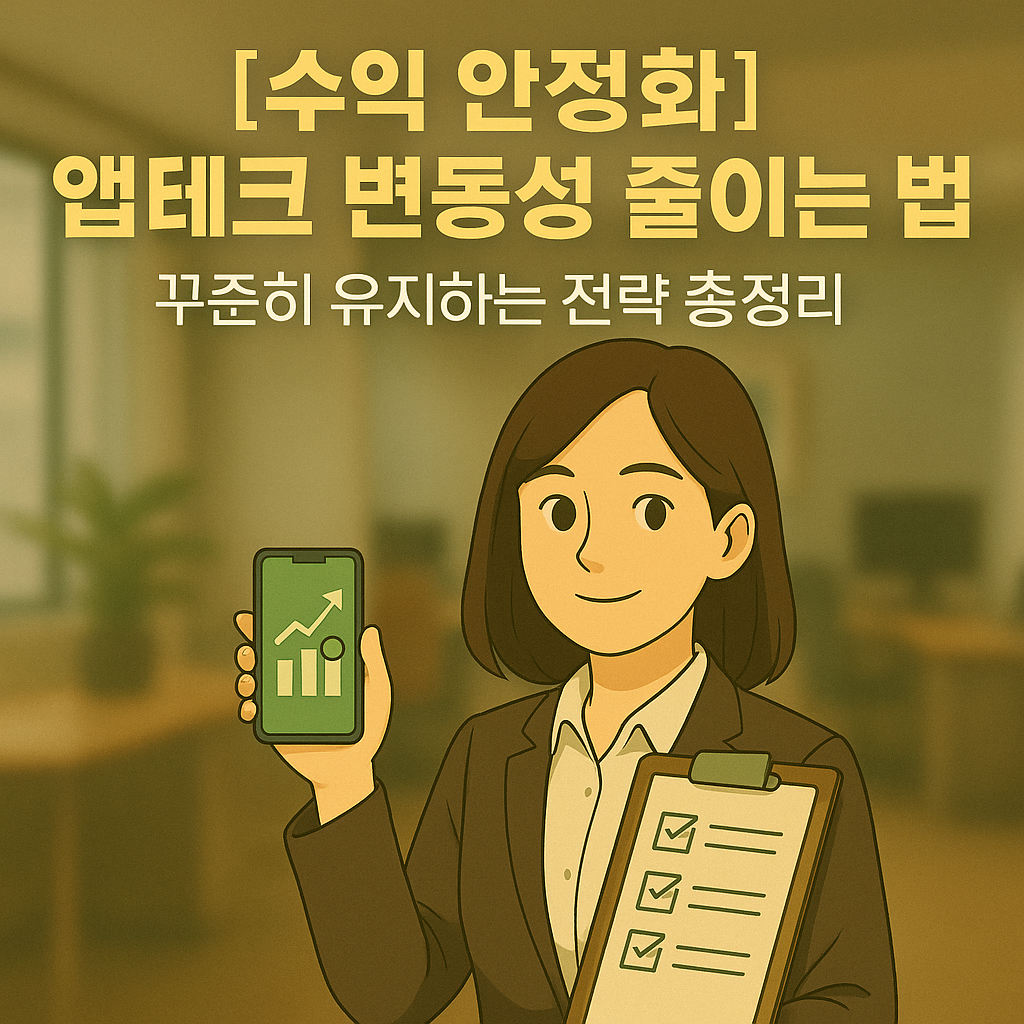 [수익 안정화] 앱테크 변동성 줄이는 법 ｜ 꾸준히 유지하는 전략 총정리