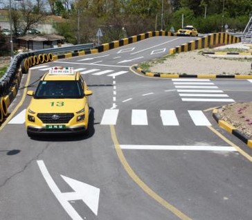 강동운전면허학원 청담자동차실기차량