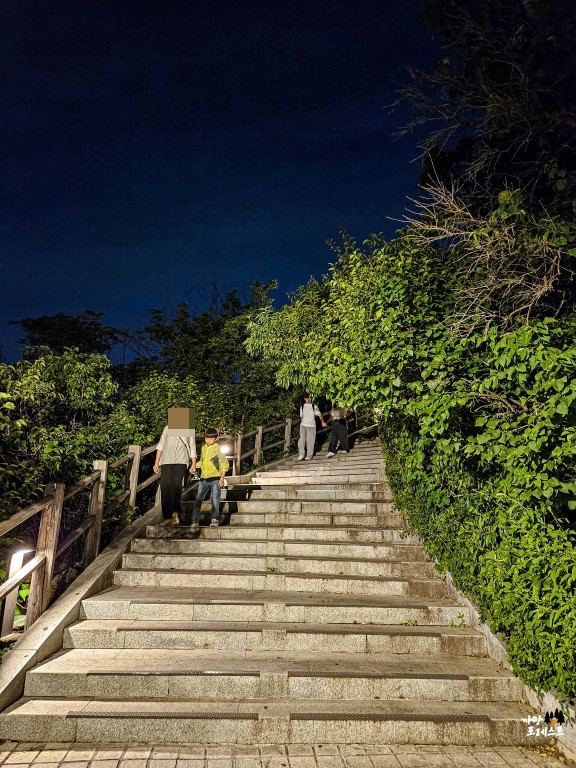 서울 남산타워 남산타워 내려가는길