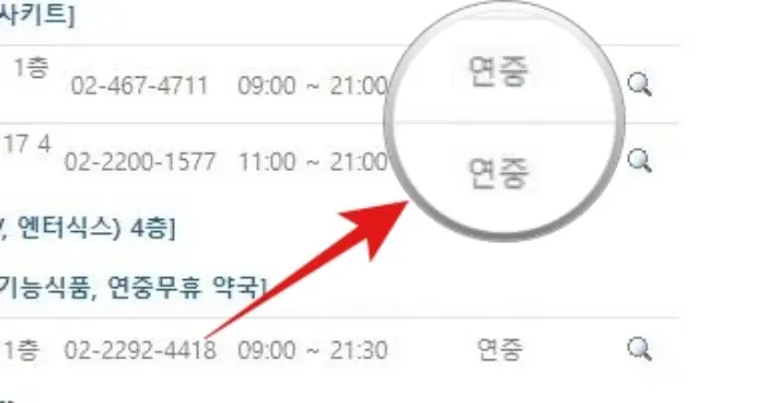 연중무휴 약국