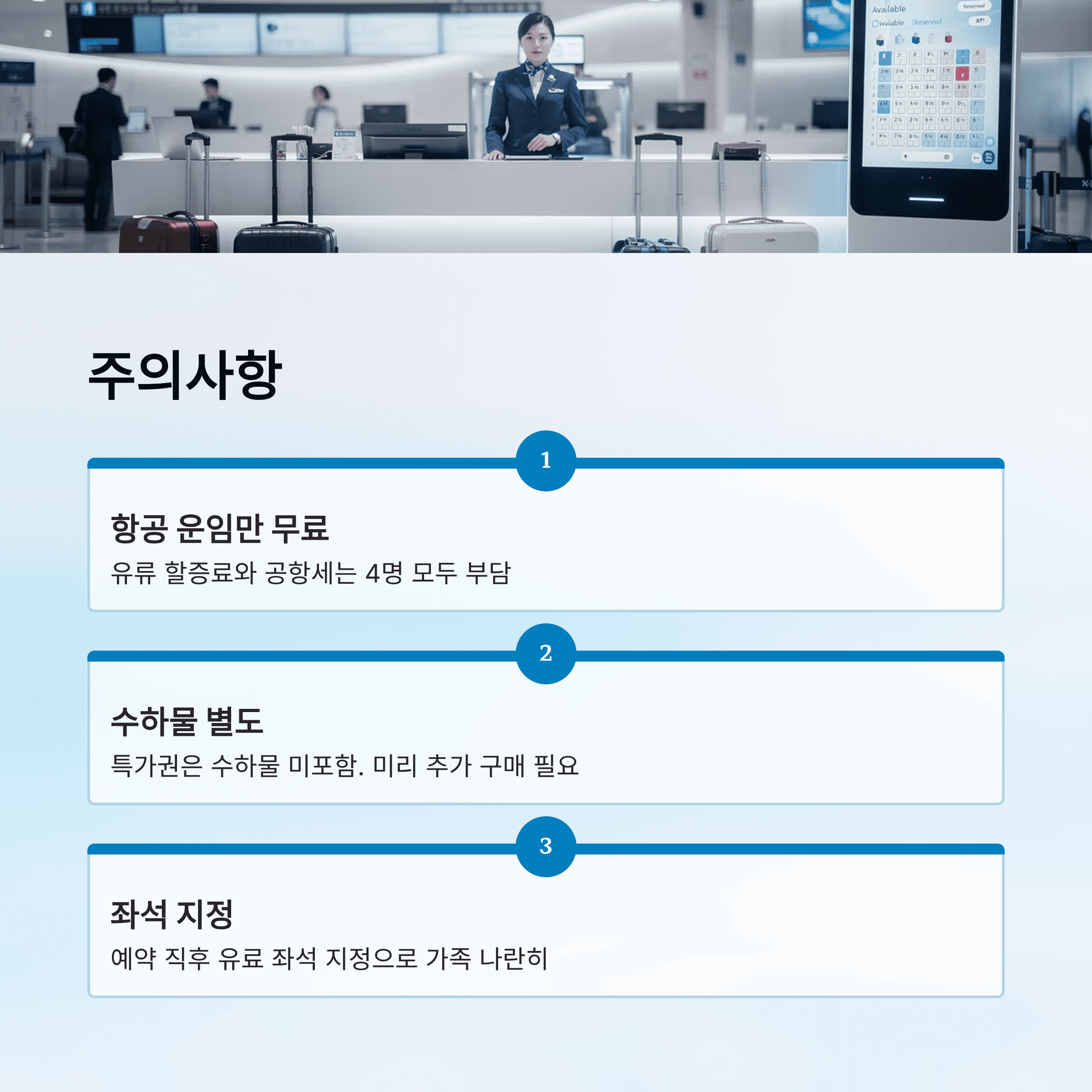 제주 항공 국제선 3+1 프로모션 4명 예약 시 1명 무료 혜택