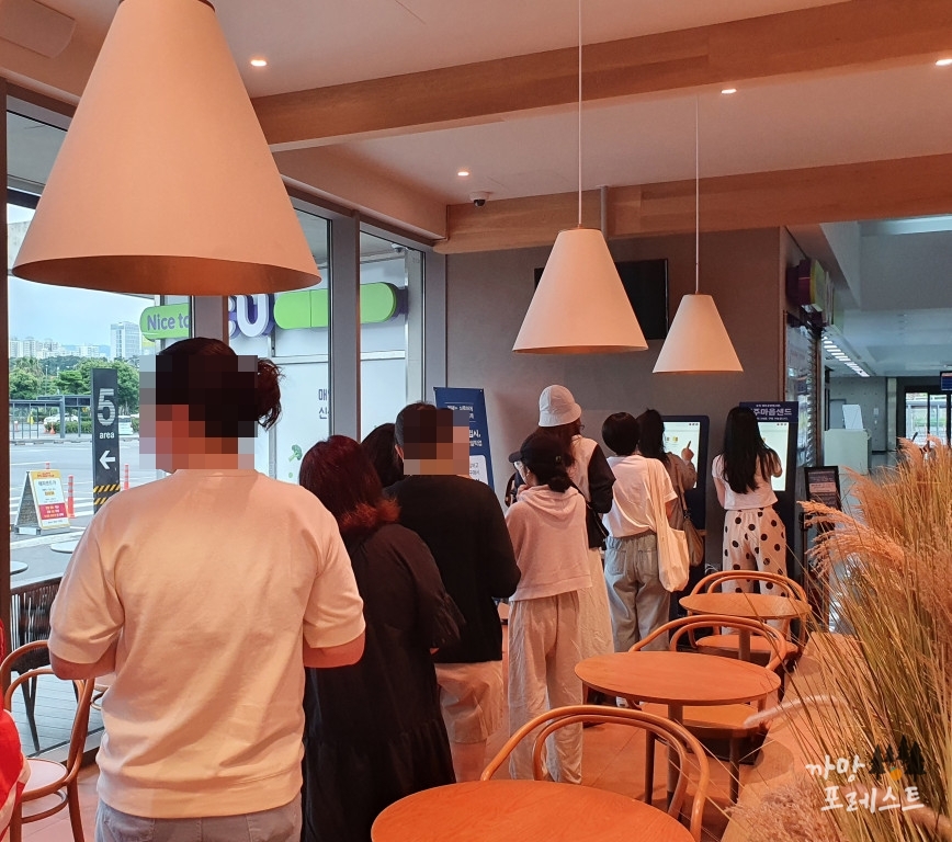 파리바게트 마음샌드 웨이팅