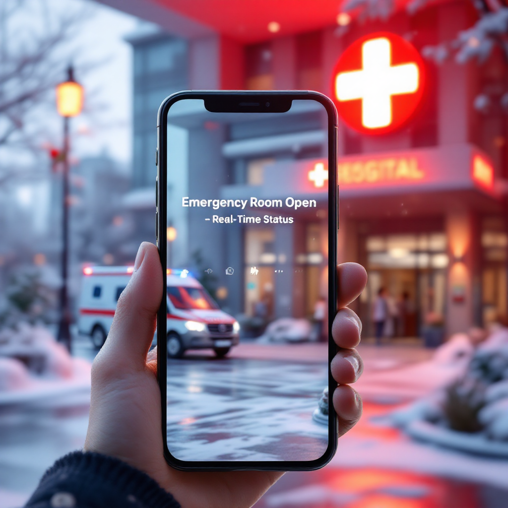 설 명절 연휴 응급실 찾기 이미지