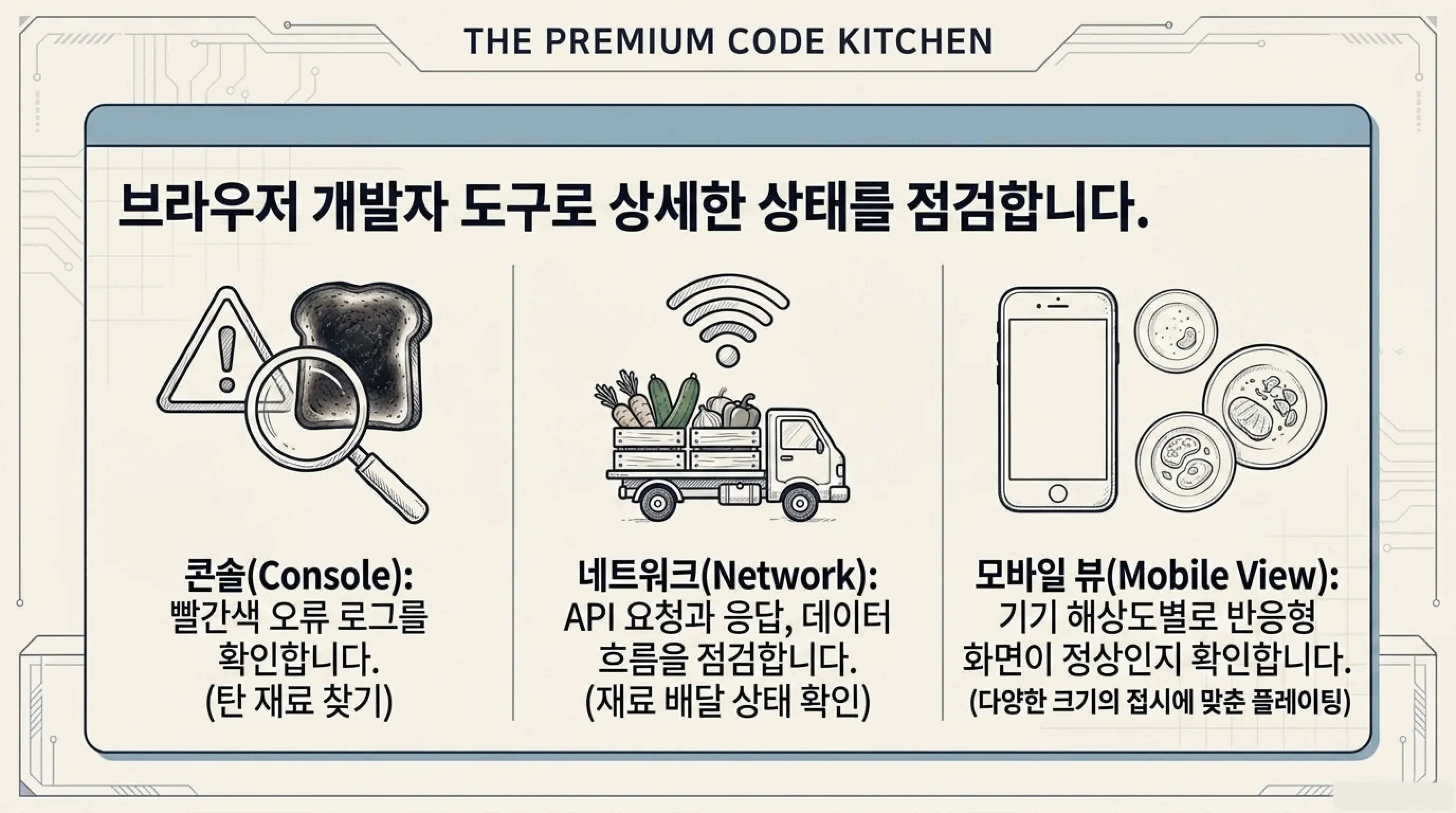 바이브 코딩 테스트 방법 AI가 만든 음식 맛보기