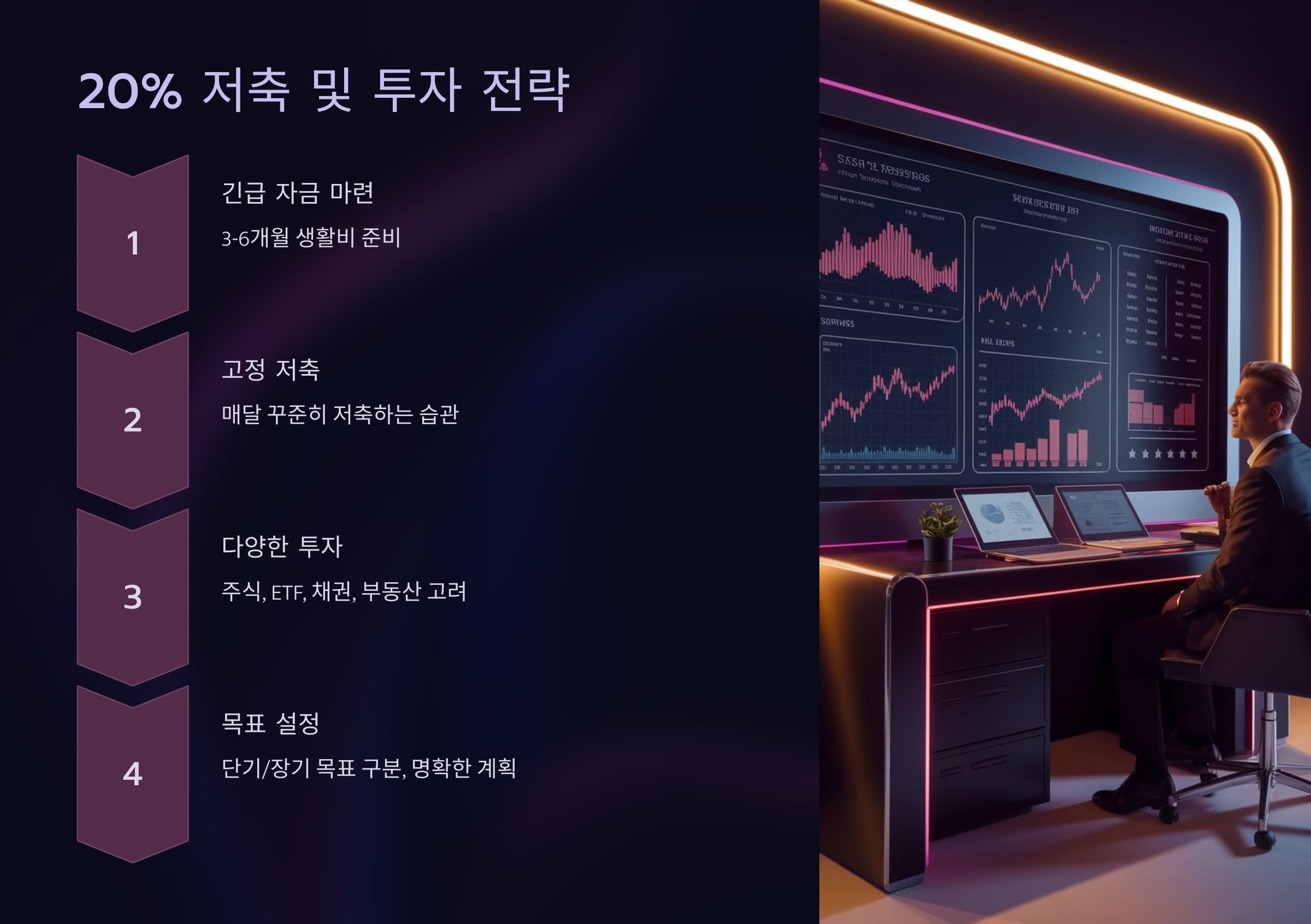 20% 저축 및 투자 전략