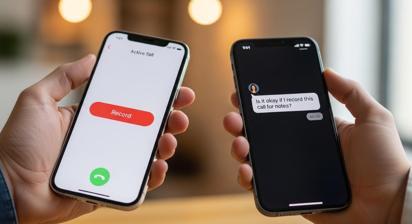 아이폰 통화녹음 상대방 동의