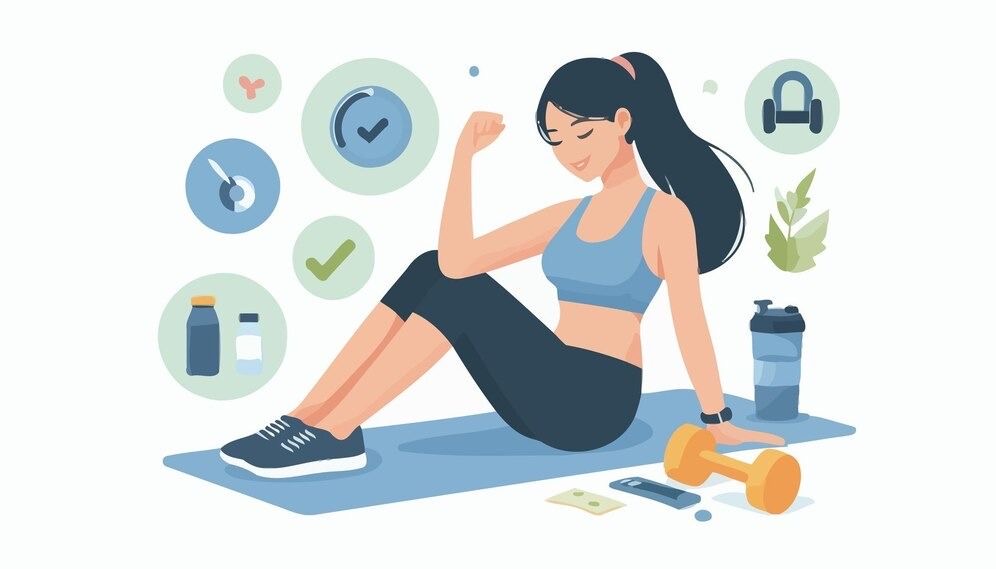 퇴근 후 30분 홈트레이닝 루틴 사진 첨부