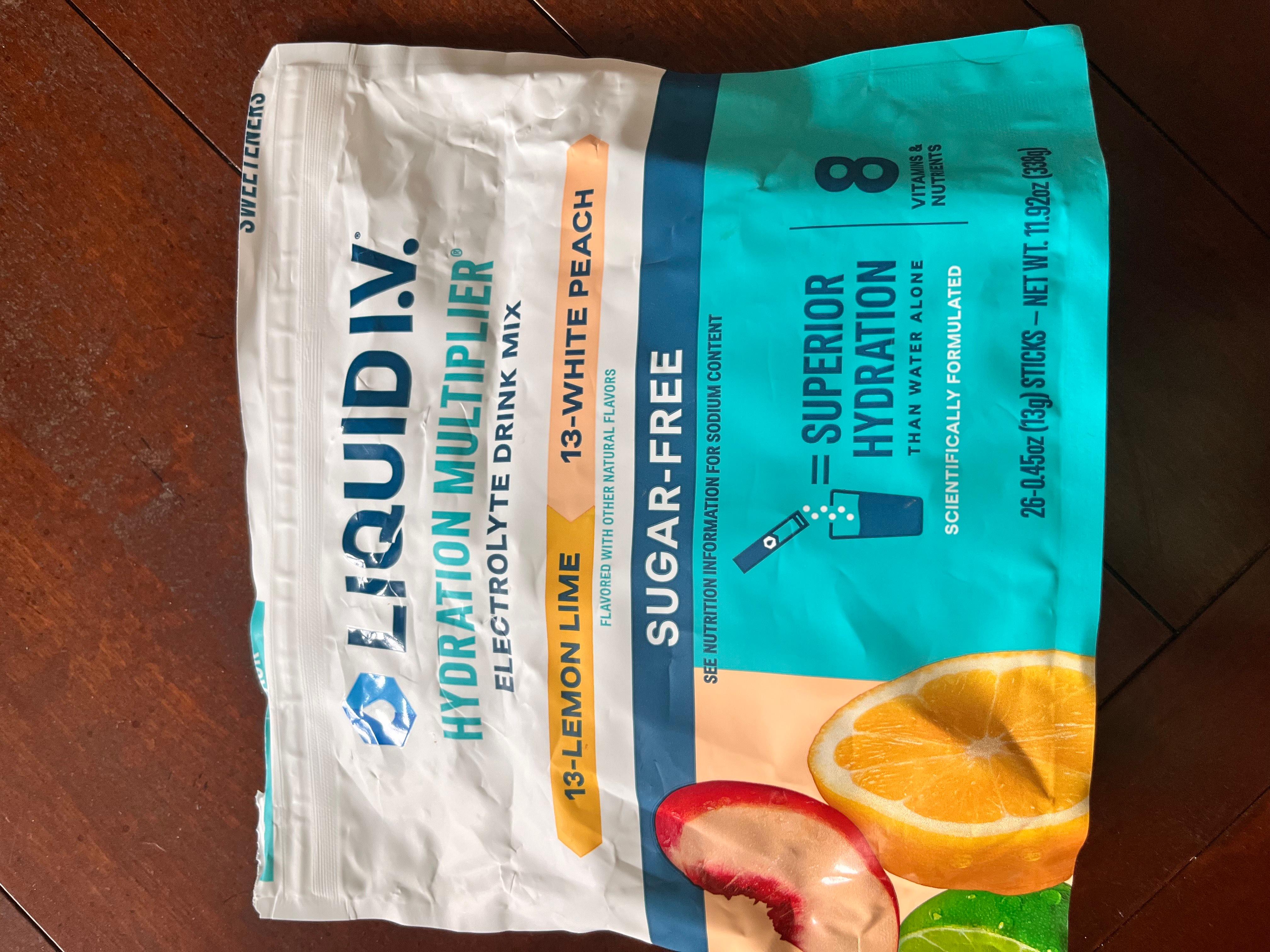 전해질 파우더 효능이 써있는 제품 이미지