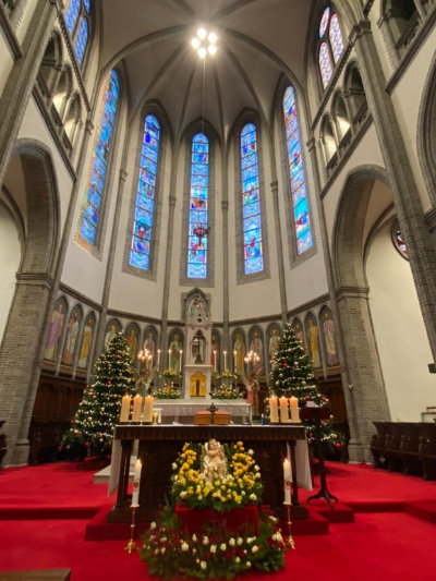 명동성당 창문, 천장 사진