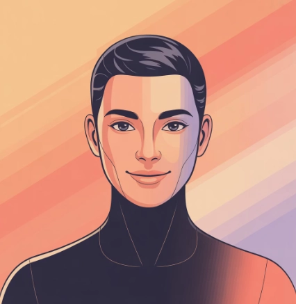 AI 아바타와 가상인간 예시 일러스트