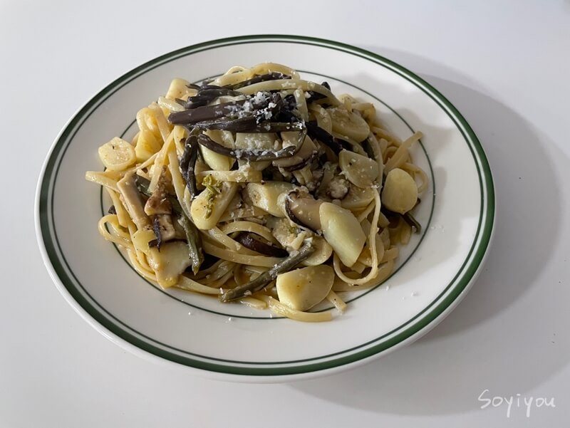 고사리-파스타-완성