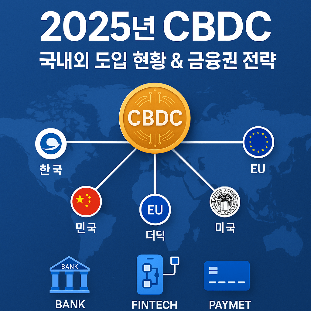 2025년 국내외 CBDC(중앙은행 디지털화폐) 도입 현황과 금융권 사업 전략