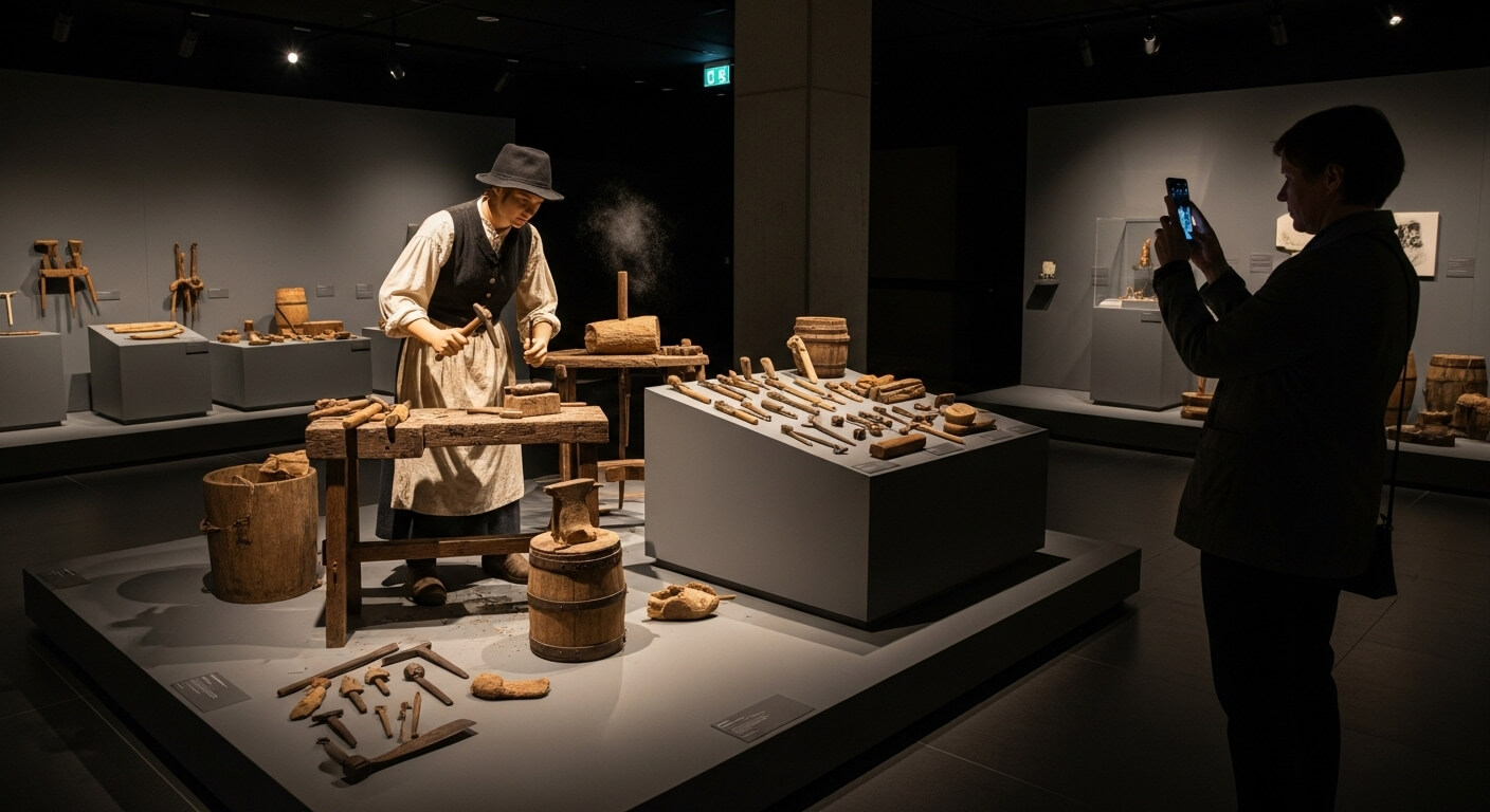 사라진 직업의 복원과 재현 가능성과 문제점 관련 사진