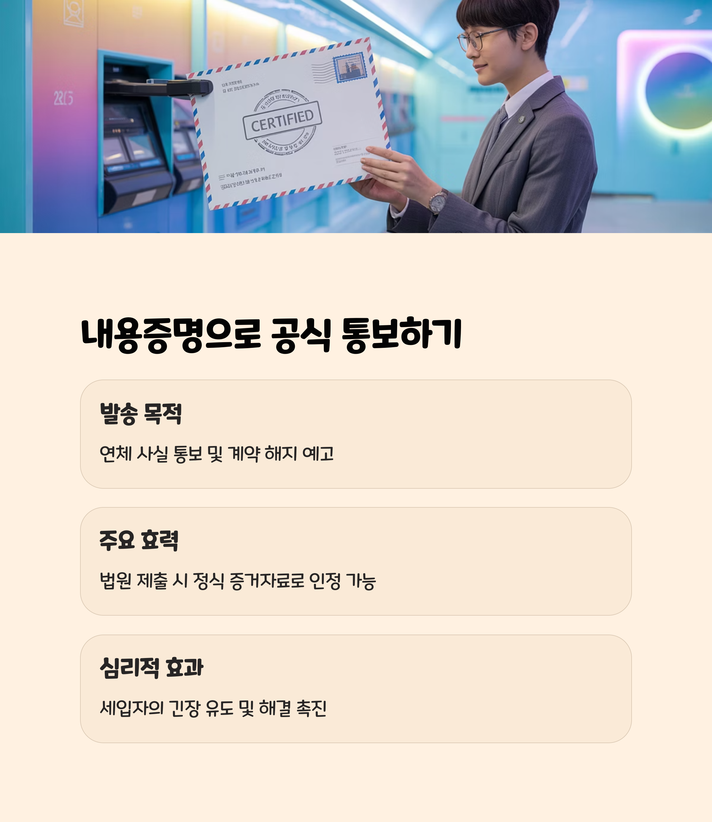 내용증명-통보