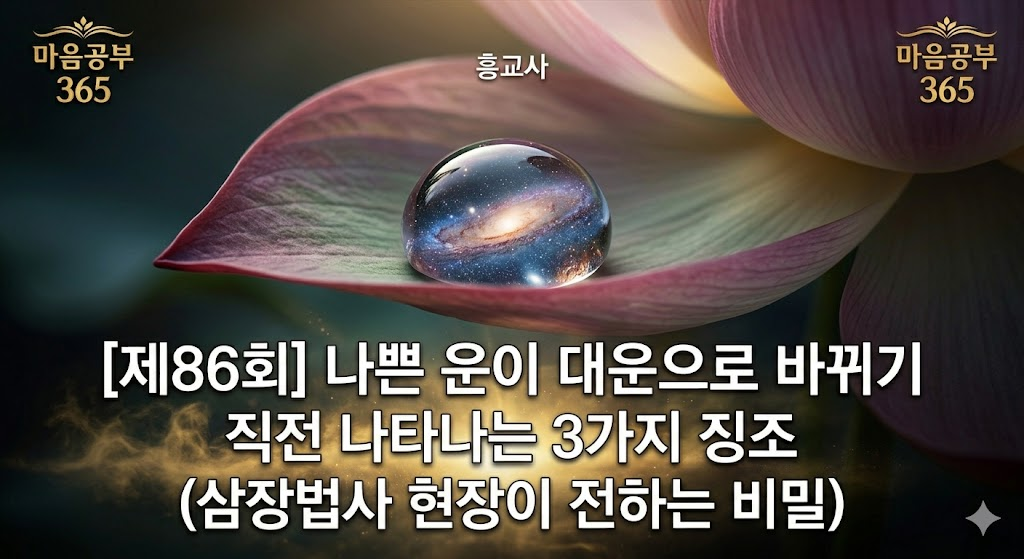 우주를 품은 연꽃 잎사귀 위의 이슬방울 / A dewdrop on a lotus leaf embracing the entire universe inside.