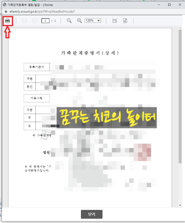 가족관계증명서-상세
