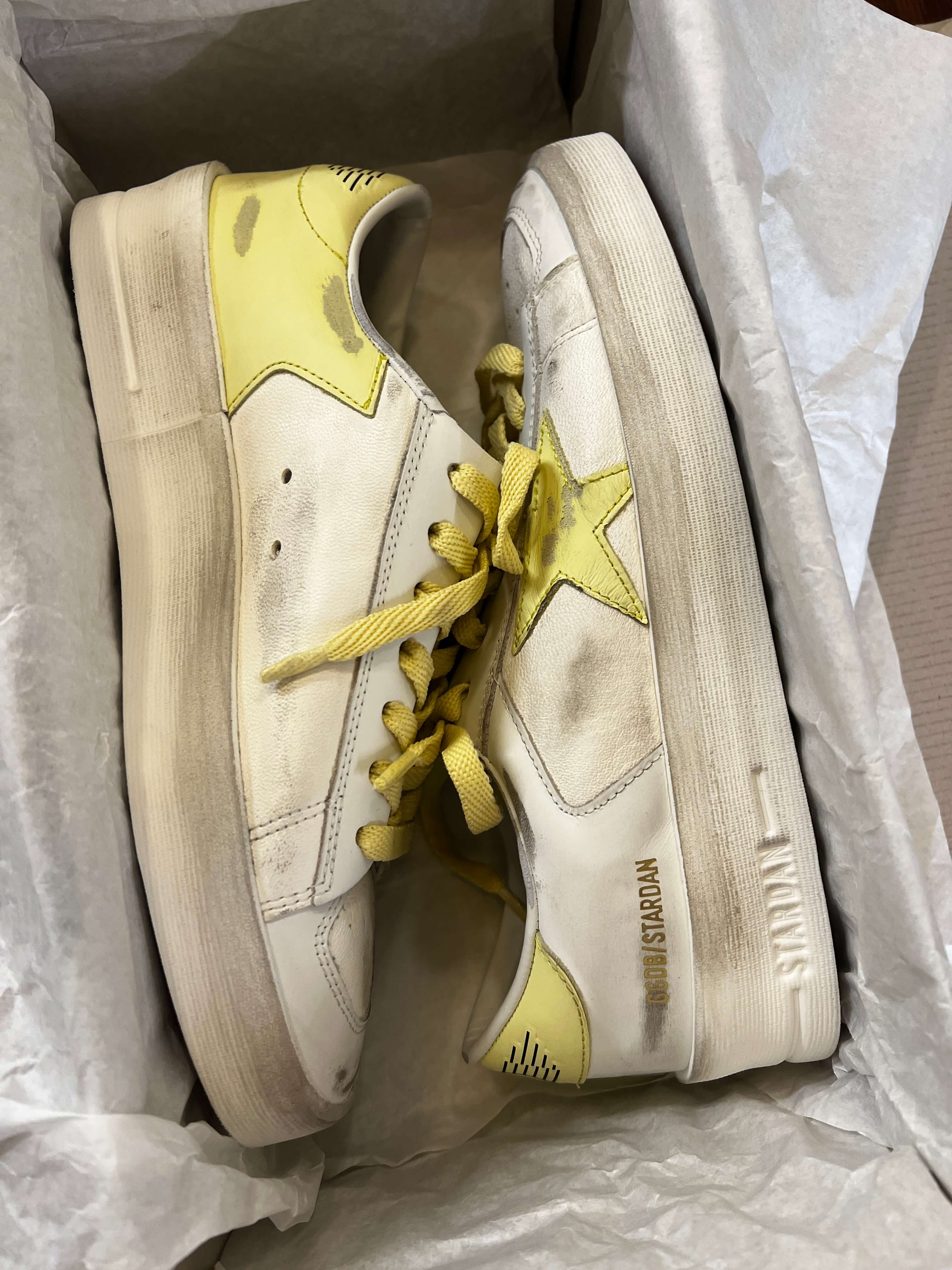 골든구스 STARDAN 옐로우 스타 스니커즈