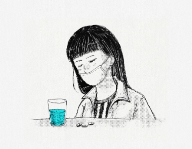 독감과 폐렴 차이점 관련 이미지