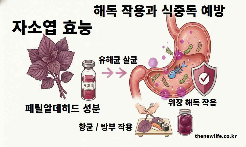 자소엽 효능 해독 작용 식중독 예방
