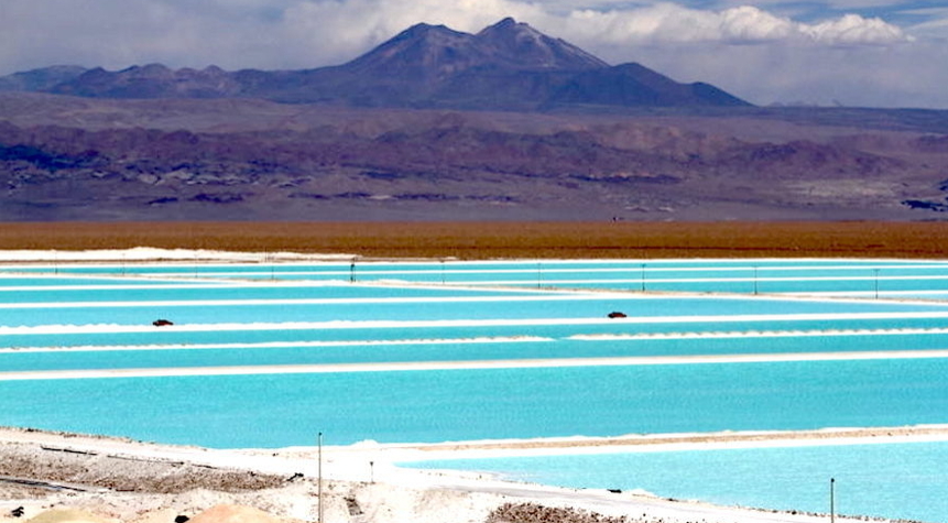 칠레 살라르 데 아타카마(Salar de Atacama) 소금평원