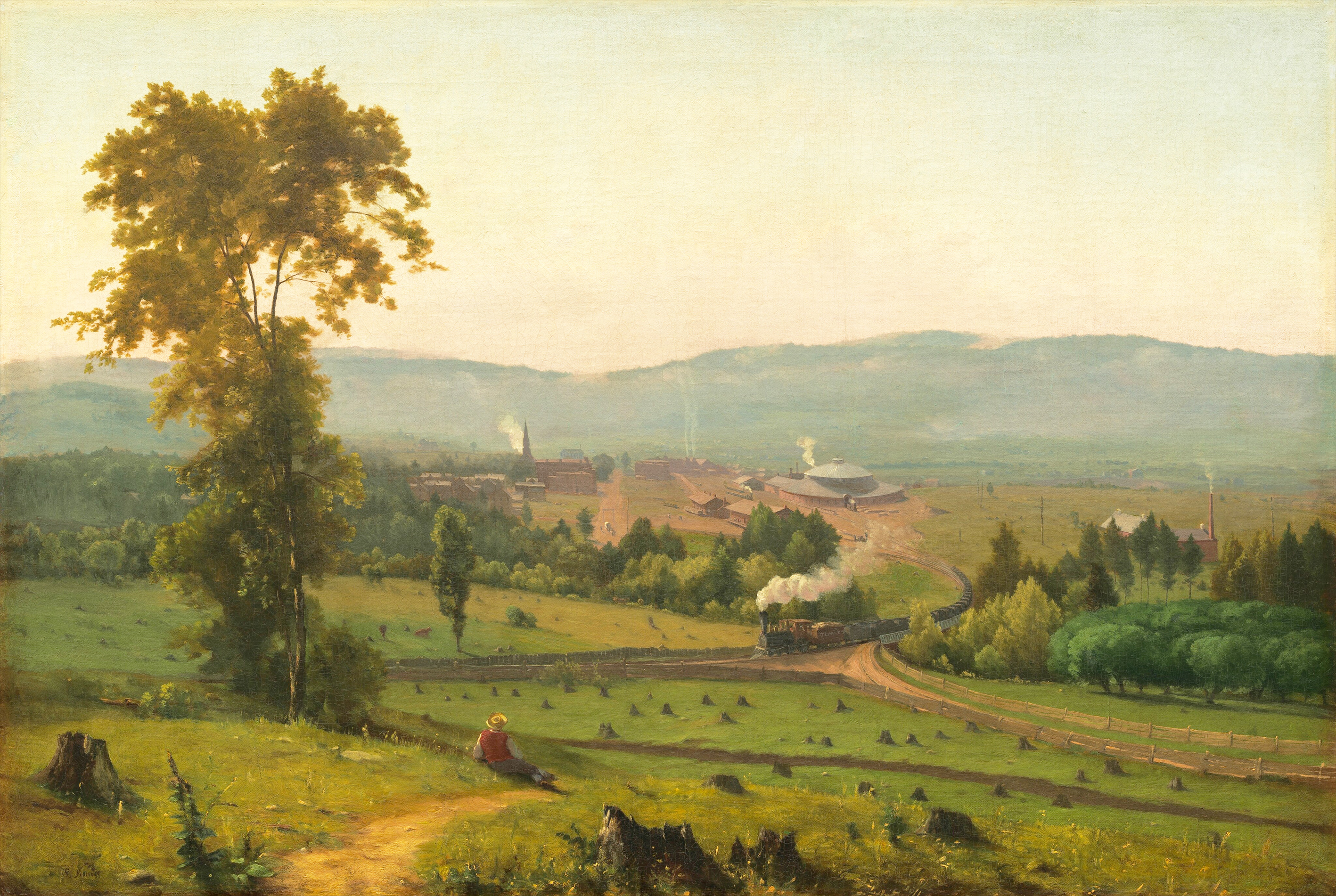 조지 이네스(George Inness), 미국, 화가, 1825-1894