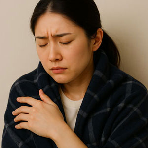 드물지만 공황장애 증상으로 오한도 있음