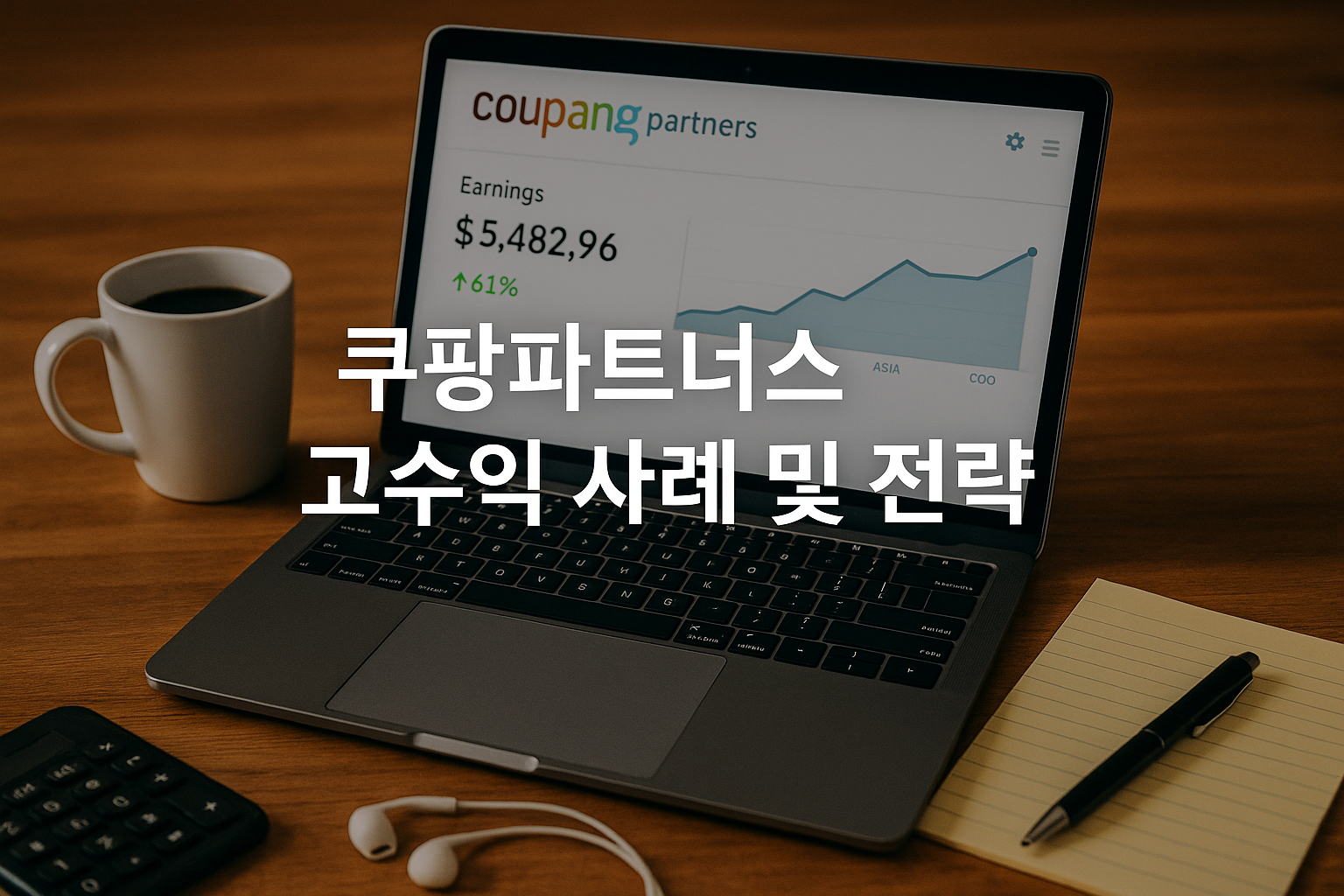 쿠팡파트너스 고수익 사례 및 전략 관련 이미지
