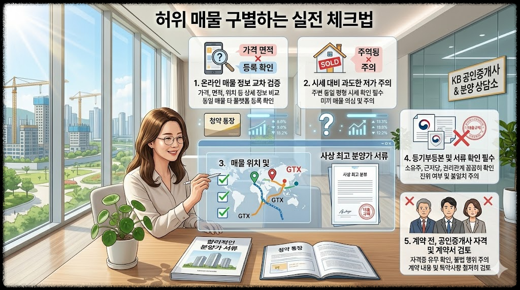 허위 매물 구별하는 실전 체크법