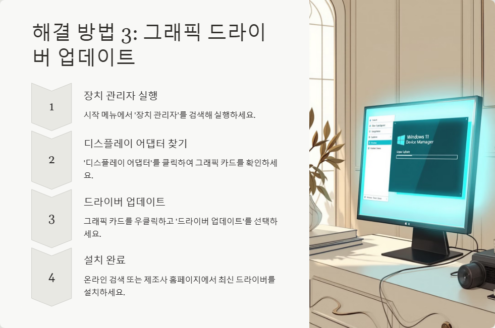 윈도우11에서 화면 회전이 안될 때 해결하는 법