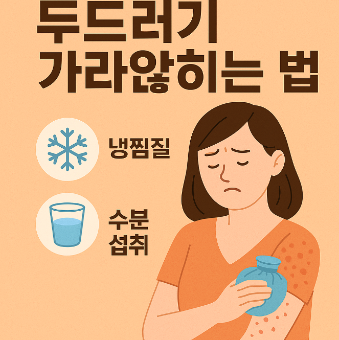 두드러기 가라앉히는법