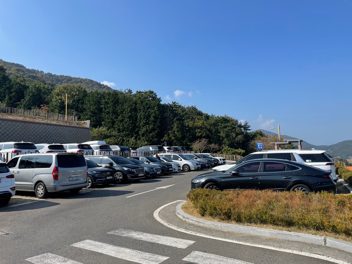 남해 독일마을 주차장