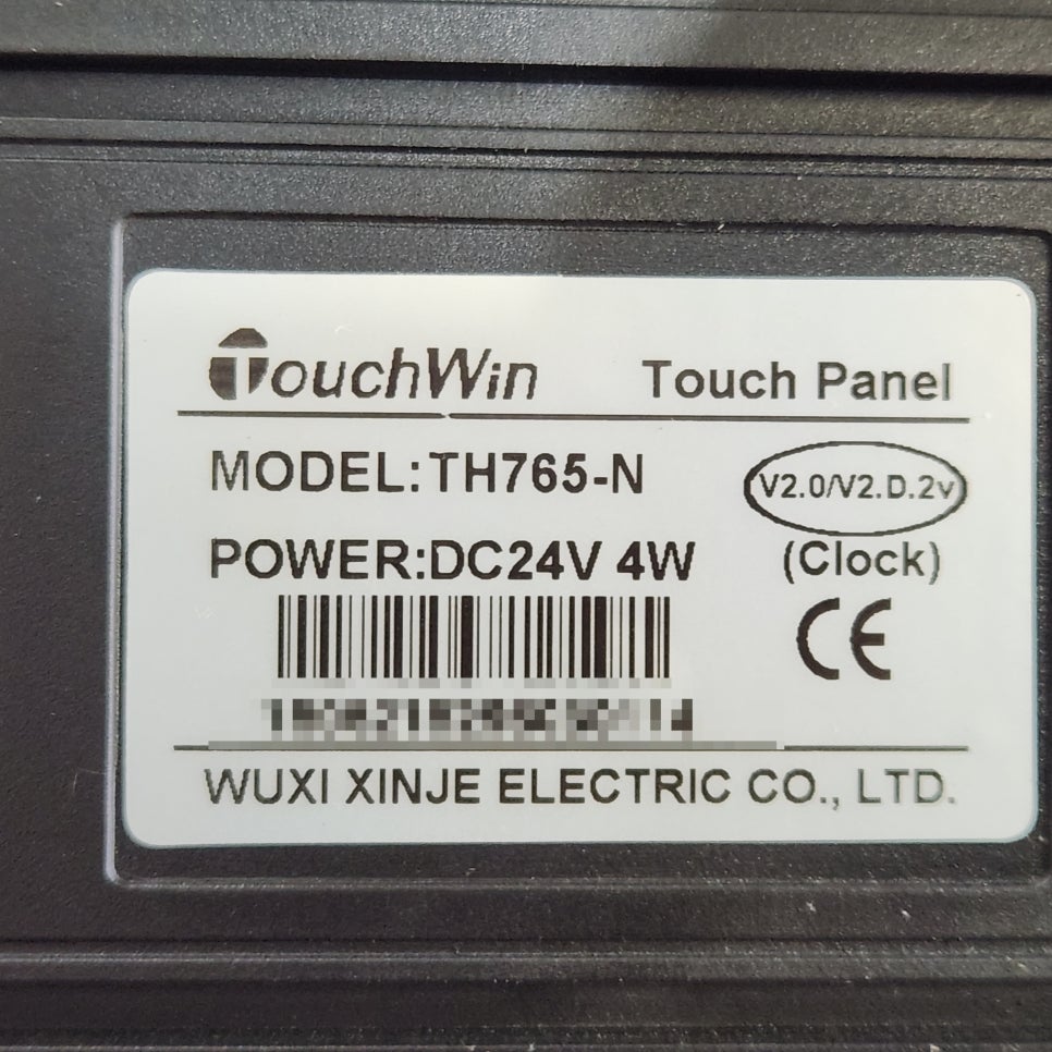 Xinje [품목] TOUCHWIN 7인치 HMI 터치패널(모델명: TH765-N) 화면무 수리 전