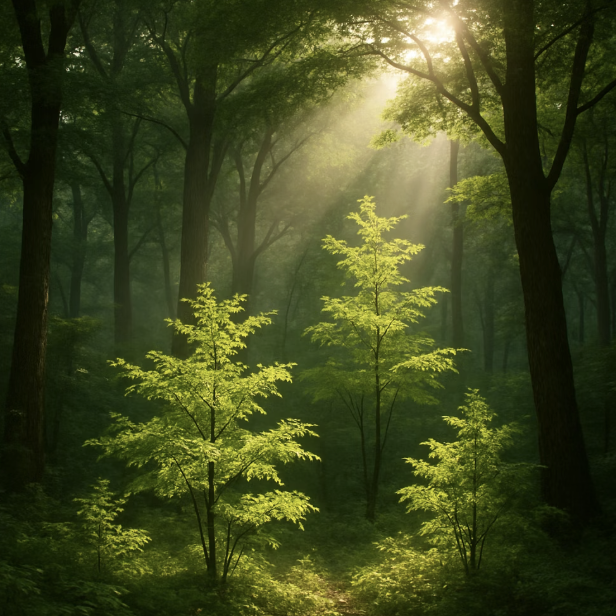 비결 1. 숲속 환경, 그대로 옮겨오기