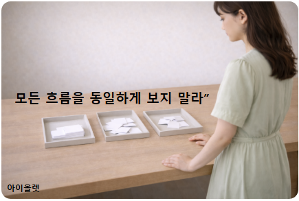 이번 주 흐름 분류: 유지·관찰·제외의 구분