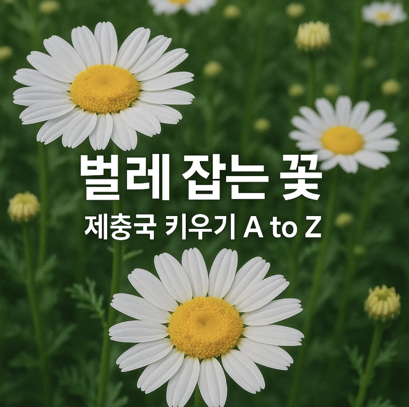 벌레 잡는 꽃, 제충국 키우기 A to Z