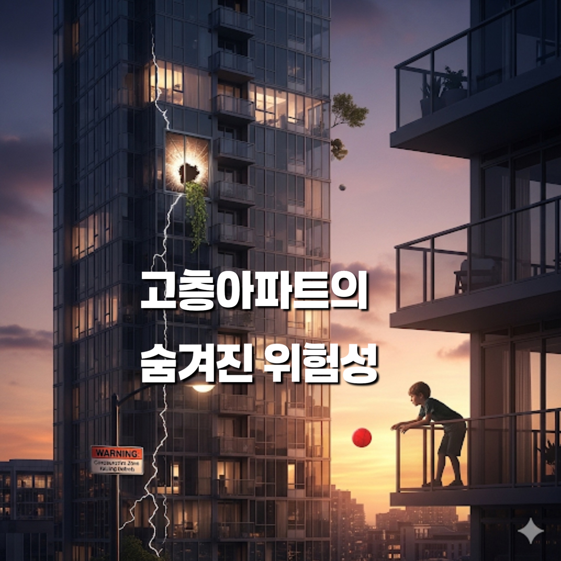 고층 아파트의 숨겨진 위험성