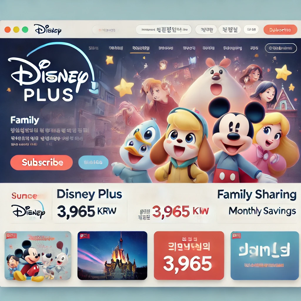 디즈니 플러스 가격 할인