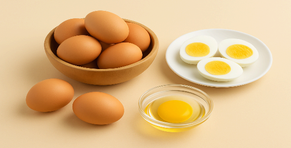 달걀 – 고품질 단백질과 콜레스테롤의 공급원
