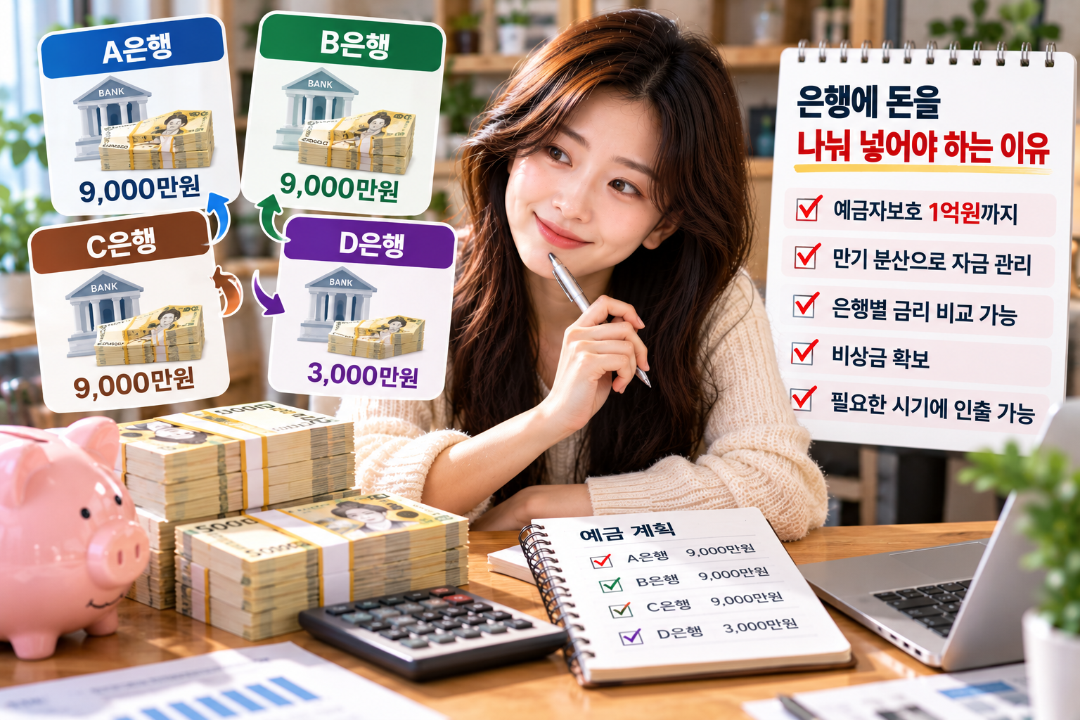 은행에 돈 나눠 넣어야 하는 이유